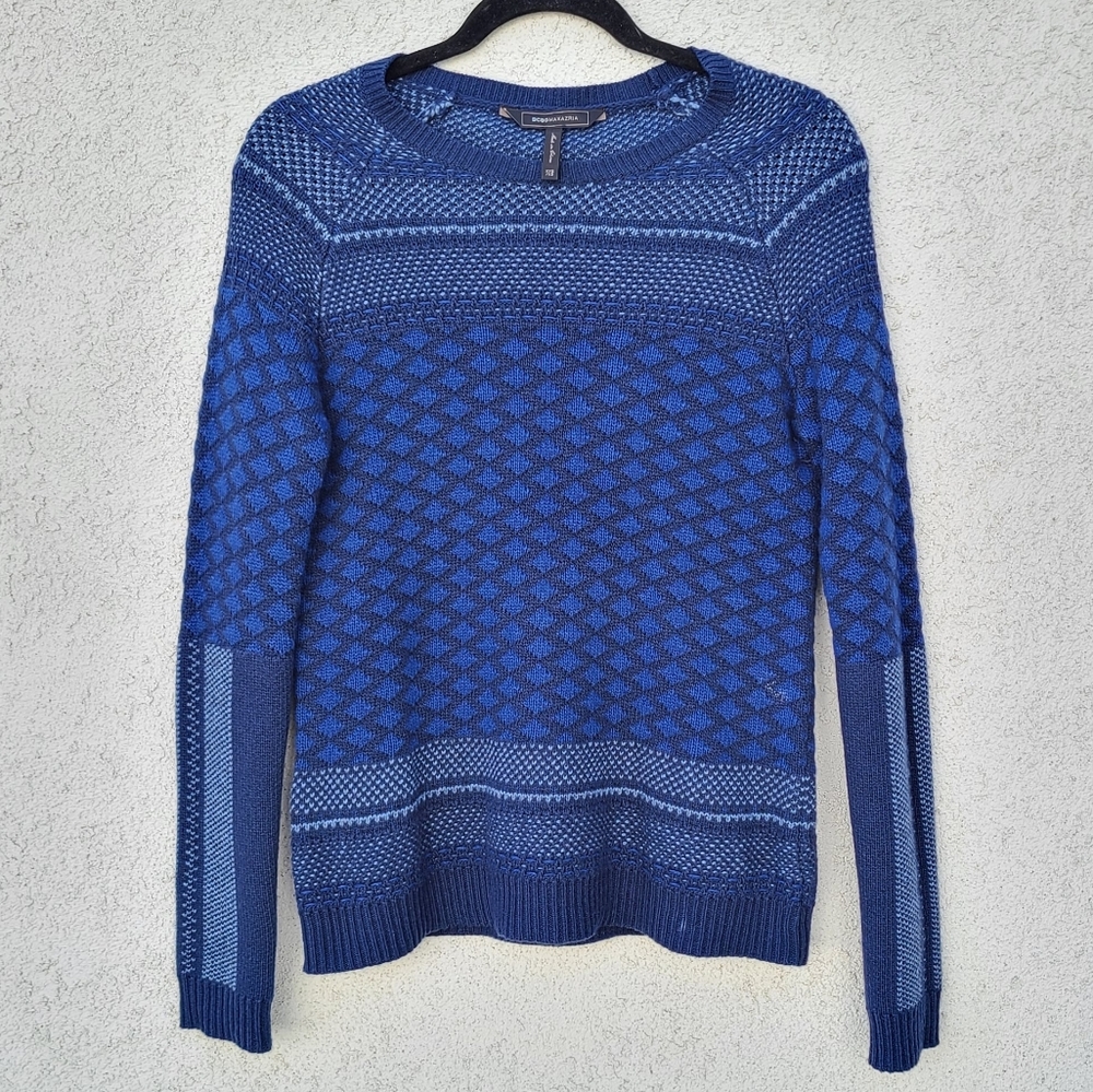 BCBGMaxazria Blue Thick Cosy Sweater